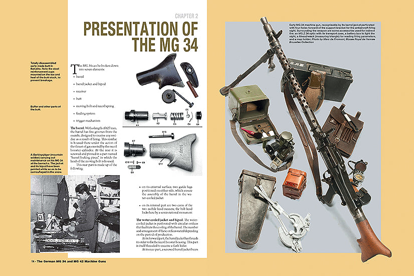 The German MG 34 and MG 42 Machine Guns