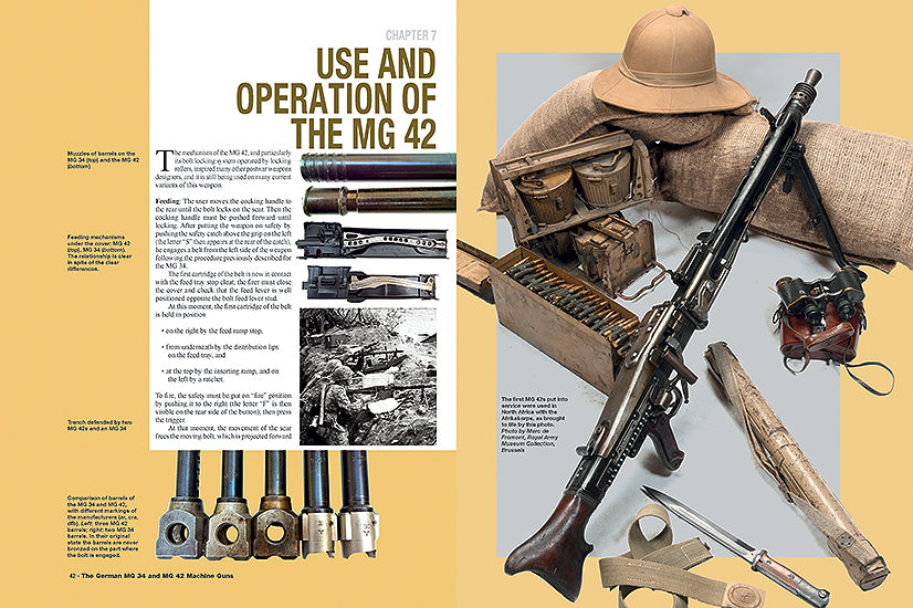 The German MG 34 and MG 42 Machine Guns