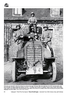 Panzer-Kraftwagen Armoured Cars of the German Army and Freikorps