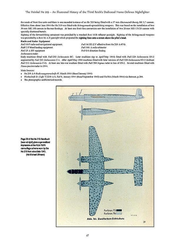 Der Nachtjager Heinkel He219 ドイツ語版洋書 Heinkel He 219 – RZM Imports Inc
